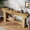 70 Inch Farmhouse Console Table Long Narrow Entryway Sofa Table Brown